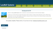 Tablet Screenshot of landfallsystems.com